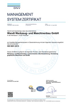 ISO 9001:2015 (Deutsch)